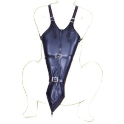 KinkHarness Camisole Strict Leather Zipper